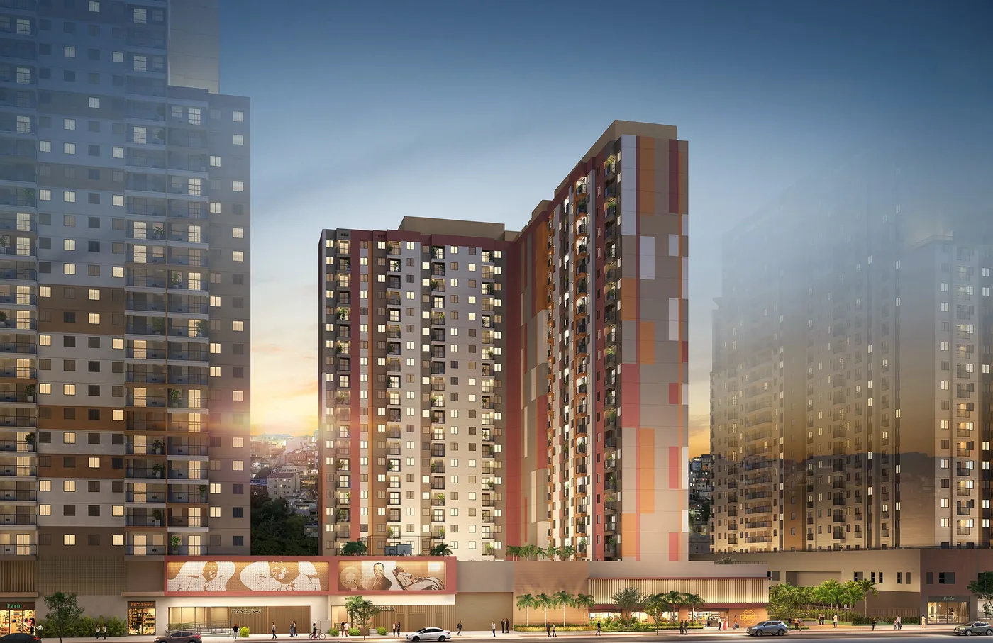 Residencial Pixinguinha - Condomínio Rosa